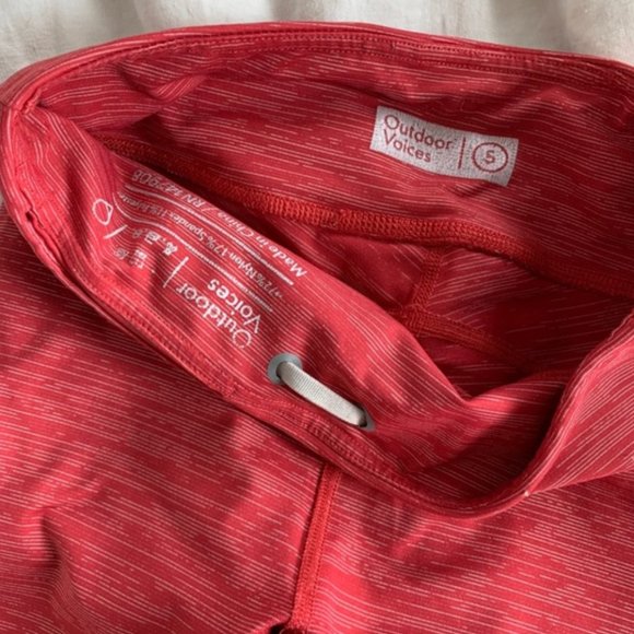 Outdoor Voices - Red - Tech Sweat Leggings Size Sm - Picture 4 of 6